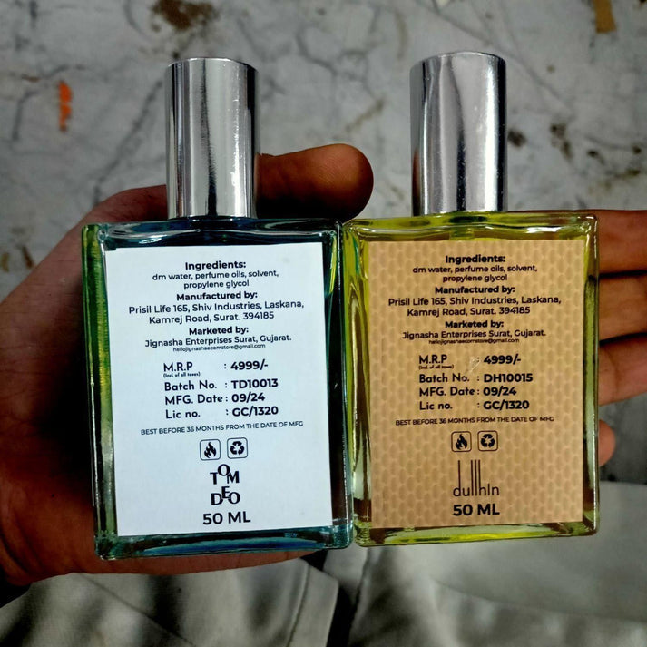 SRK Fragrance Dullhin LONDON and Tom Deo Luxurious Perfume Combo 100ml