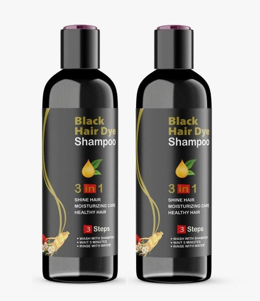 Instant Black Herbal Hair Dye Shampoo(100ml) (Pack of 2)