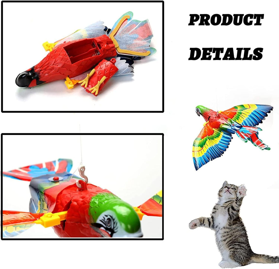 Bird Simulation Interactive Hanging Flying Toy (Parrot or Eagle )