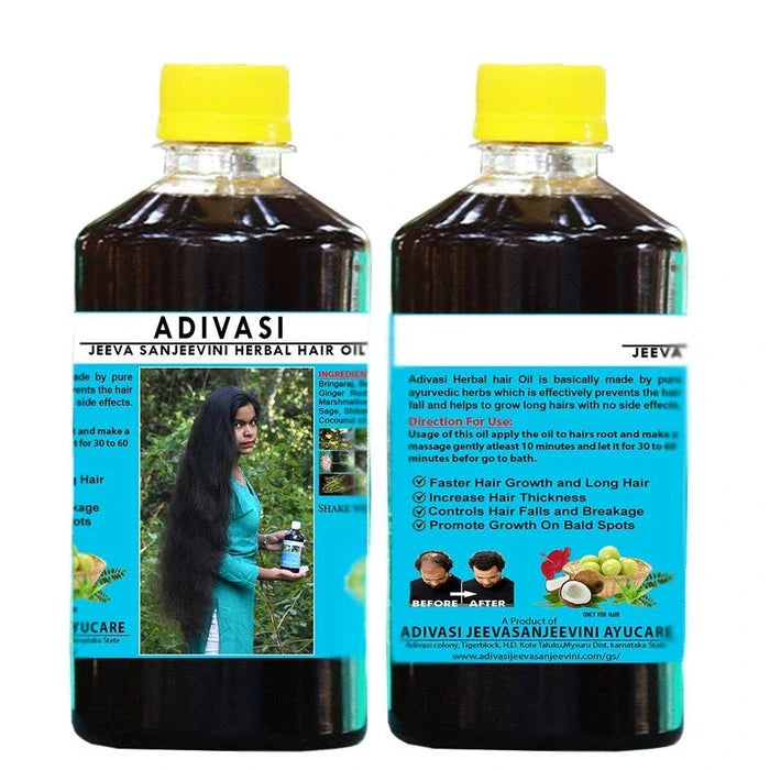 Adivasi Herbal Hair Oil 125ML (Pack of 2)